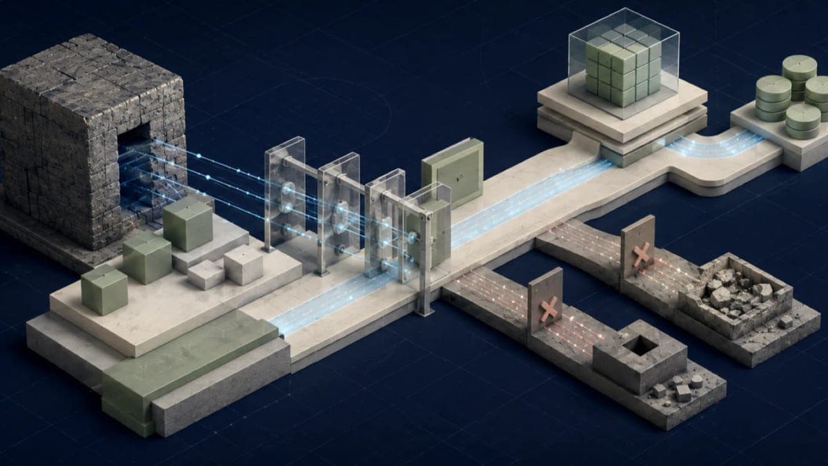 Algoza editorial graphic titled “FinOps for AI Workloads: Cost Is an Architecture Signal”, with a structured cloud economics diagram on a deep navy field with sage accents.